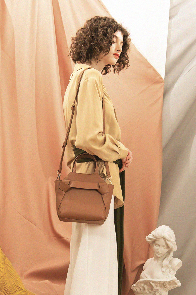 Baguette Shoulder Bag - Brown  Unitude Leather Bags for Women