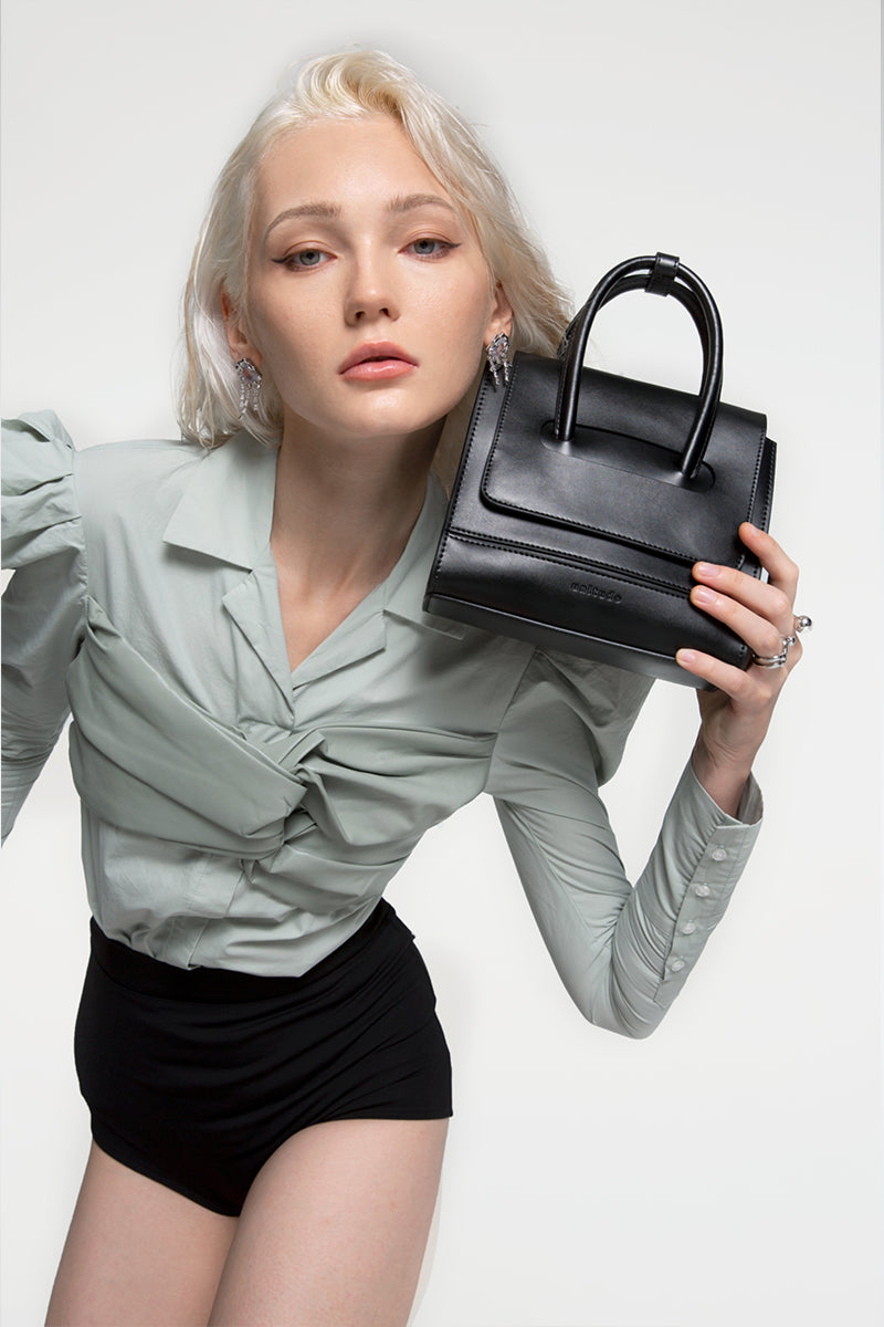 En Route Mini Crossbody bag - Black | Unitude Leather Bags for Women