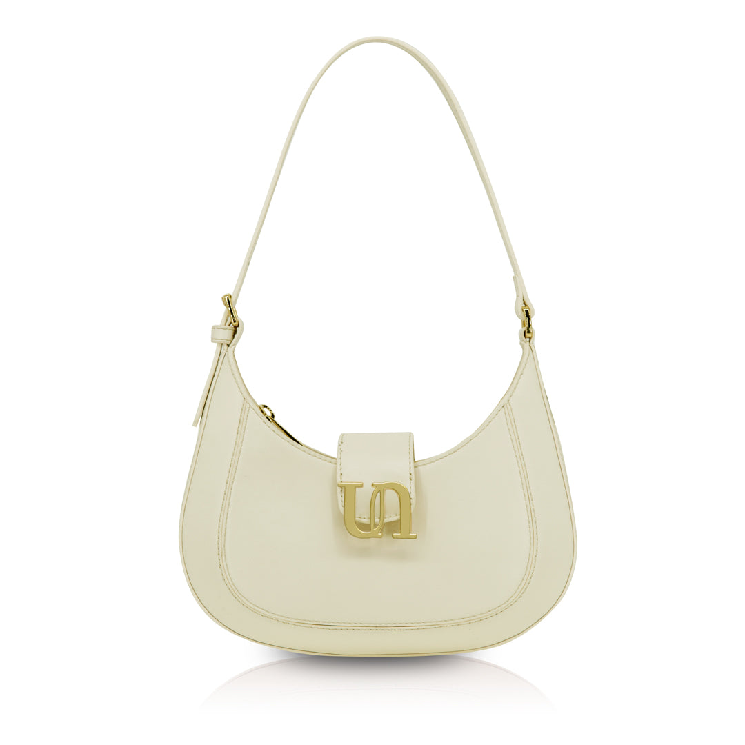 White Leather Shoulder Bag | PRADA